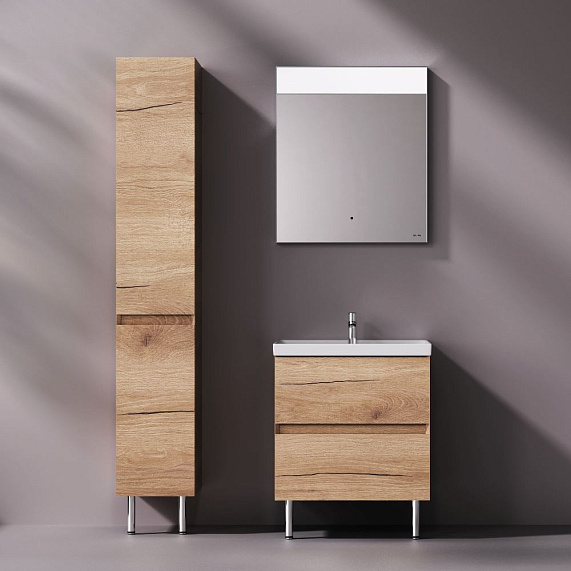 Тумба с раковиной 80 AM.PM Above M9X-FSX0602OF-WCC0600WG напольная, под дерево-3