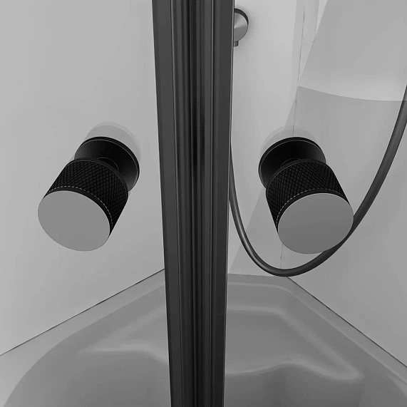 Душевая кабина 90x90 AM.PM X-Joy W94C-401A-090BT профиль черный матовый, высокий поддон-2