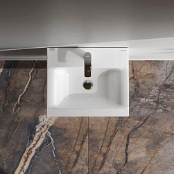 Раковина мебельная 50 AM.PM Gem M90WCC0502WG белая встраиваемая