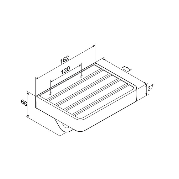 Держатель для туалетной бумаги настенный Damixa Jupiter DA77341500 с полочкой, серебристый, черный-6
