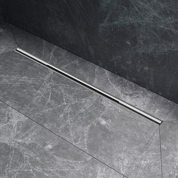 Душевой трап (лоток) 80 AM.PM MasterFlow Slim W01SC-S11-080-05SB комбинированный затвор со стальной матовой решеткой-5