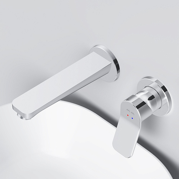 Смеситель для раковины (умывальника) AM.PM X-Joy F85A72600 хром встраиваемый-4
