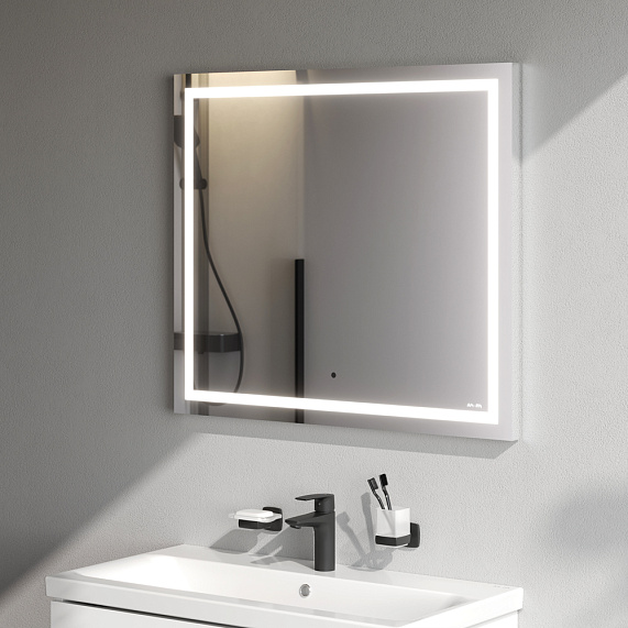 Зеркало с подсветкой в ванную прямоугольное 80 AM.PM Gem M91AMOX0801WG сенсорное-2
