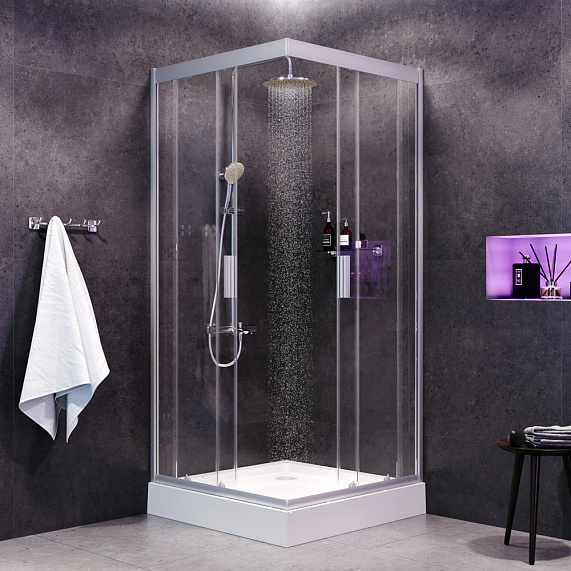 Секция ванны и душа AM.PM Gem WK90DF-2