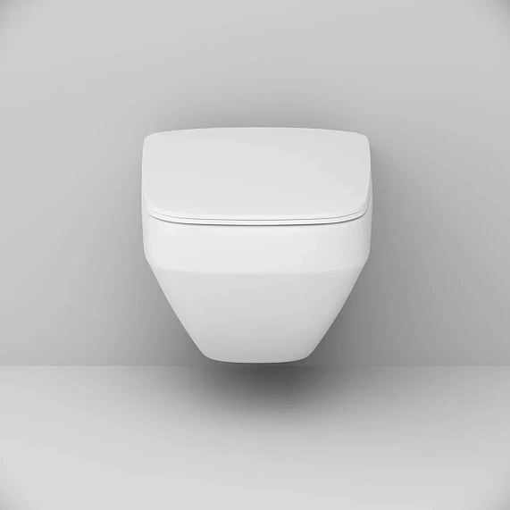 Унитаз подвесной безободковый с инсталляцией AM.PM Inspire 2.0 IS47051.50A1700 сиденьем микролифт, хром пневм. клавишей-4