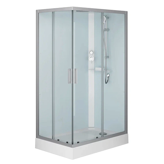 Душевая кабина 120x80 AM.PM Gem W90C-404-12080MT профиль серебристый, низкий поддон-8