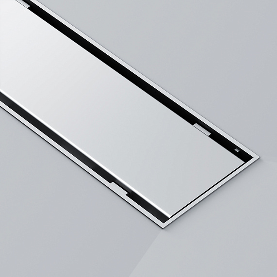 Душевой трап (лоток) 80 AM.PM PrimeFlow W02SC-U11-080-04SB комбинированный затвор со стальной матовой решеткой под плитку-19