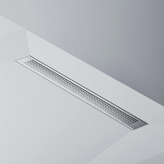 Душевой трап (лоток) 70 AM.PM PrimeFlow W02SC-P11-070-01SB комбинированный затвор со стальной матовой решеткой-8