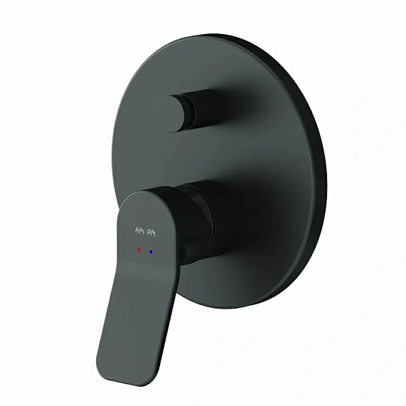 Смеситель для ванны и душа AM.PM X-Joy F85A45022 черный встраиваемый