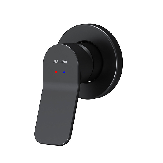 Смеситель для душа AM.PM X-Joy F85A65022 черный встраиваемый-4