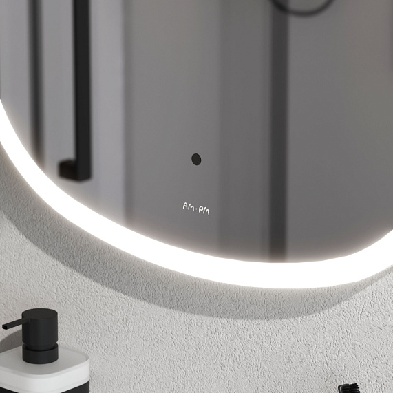 Зеркало с подсветкой в ванную закругленное 55 AM.PM Func M8FMOX0551WGS сенсорное-3
