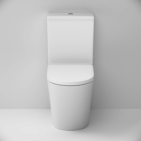 Унитаз напольный AM.PM Func C8F8600SC безободковый с сиденьем микролифт, белый-4