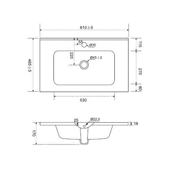 Тумба с раковиной 80 AM.PM Sense M7BFUX0802WG подвесная/напольная на ножках, белый глянец-1