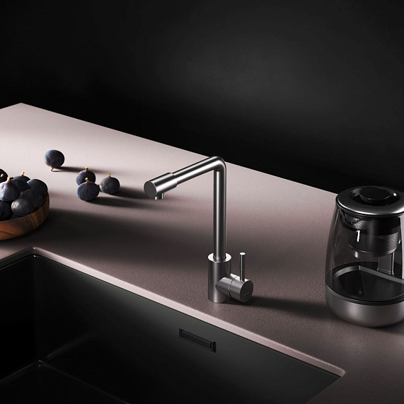 Смеситель для кухни AM.PM X-Joy S F85B05011 высокий, сатин-3