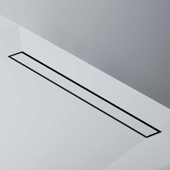 Душевой трап (лоток) 80 AM.PM MasterFlow W01SC-U11-080-04BM комбинированный затвор с черной матовой решеткой под плитку-16