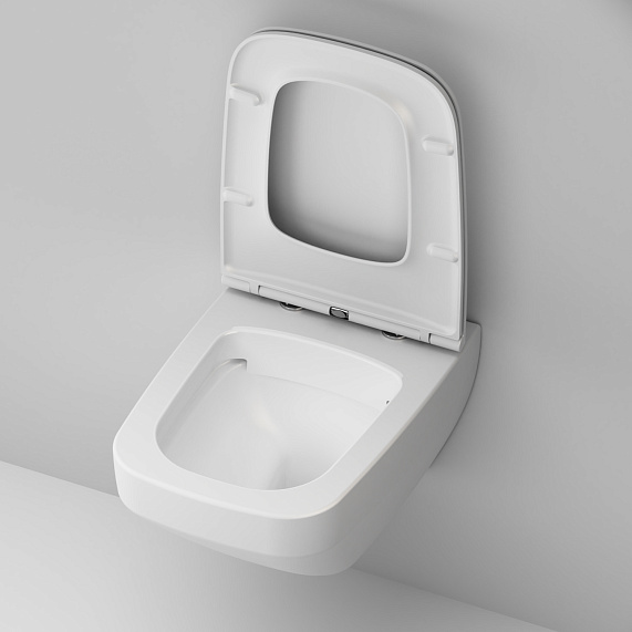 Унитаз подвесной AM.PM Inspire 2.0 C50A1700MWSC безободковый с сиденьем микролифт, белый матовый-4