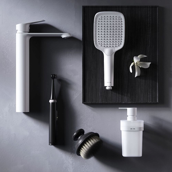 Смеситель для раковины (умывальника) AM.PM Func F8F92033 высокий, белый-2