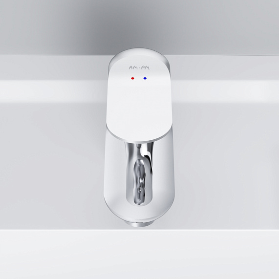 Смеситель для раковины (умывальника) AM.PM Sunny F85C03000 с гигиеническим душем, хром-3