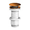 Донный клапан нажимной AM.PM F0700P44 универсальный, розовое золото