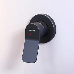Смеситель для душа AM.PM X-Joy F85A65022 черный встраиваемый