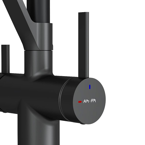 Смеситель для кухни AM.PM Func F8F07822 высокий, черный с каналом для питьевой воды и гибким черным изливом-9