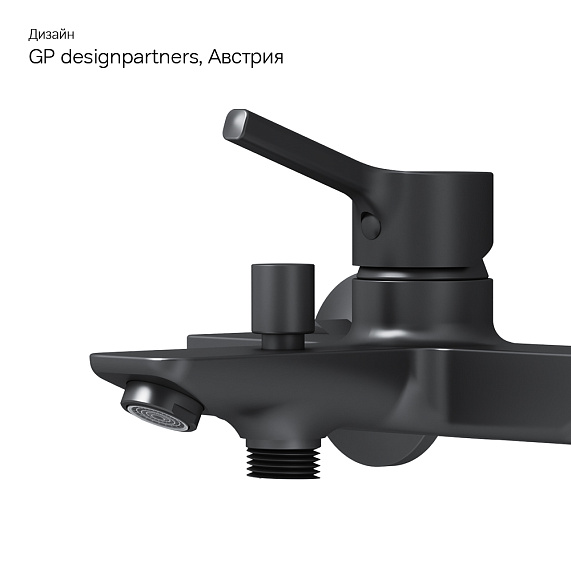 Смеситель для ванны и душа AM.PM X-Joy S F85B10022 черный-5