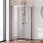 Душевое ограждение без поддона 90x90 AM.PM X-Joy W94G-403-9090-MT профиль серебристый