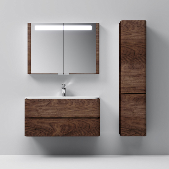 Шкаф-пенал для ванной 40 AM.PM Sensation M30CHR0406NF навесной правый орех-2