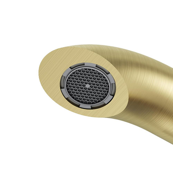 Смеситель для раковины (умывальника) AM.PM Libre F6092019 высокий, брашированное золото-11