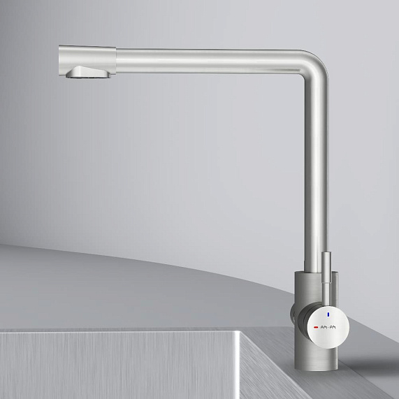 Смеситель для кухни AM.PM X-Joy S F85B05711 высокий, с каналом питьевой воды, сатин-6