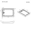 Поддон душевой 120x90 AM.PM Gem W90T-404-12090W белый + сифон