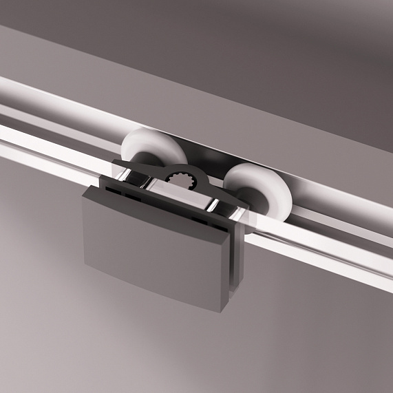 Душевое ограждение без поддона 100x100 AM.PM Above W9XG-403-100100-MT профиль серебристый-10