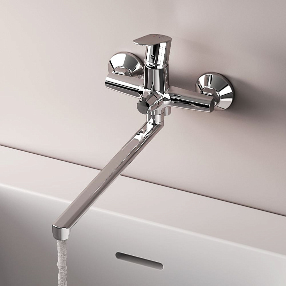 Смеситель для ванны и душа AM.PM Above F9X90200 длинный излив, хром-2