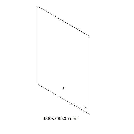 Зеркало с подсветкой в ванную прямоугольное 60 AM.PM X-Joy M85MOX10601S сенсорное-6