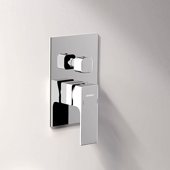 Встраиваемая душевая система Damixa Gala 953510000 хром: тропический верхний душ, ручной душ, излив-3