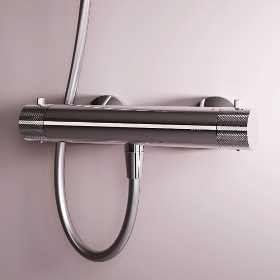 Смеситель для душа AM.PM Libre F6040000 термостат, черный-1