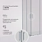 Душевое ограждение без поддона 100x100 AM.PM Gem W90G-403-100100-MT профиль серебристый