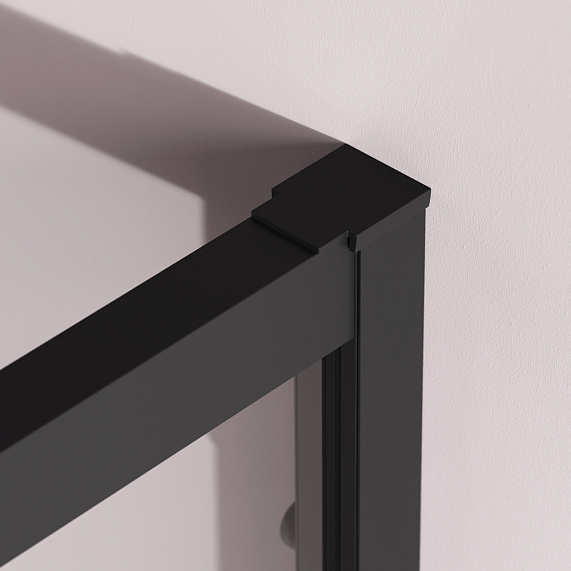 Душевое ограждение без поддона 100x80 AM.PM Above W9XG-403-10080-BT профиль черный-8