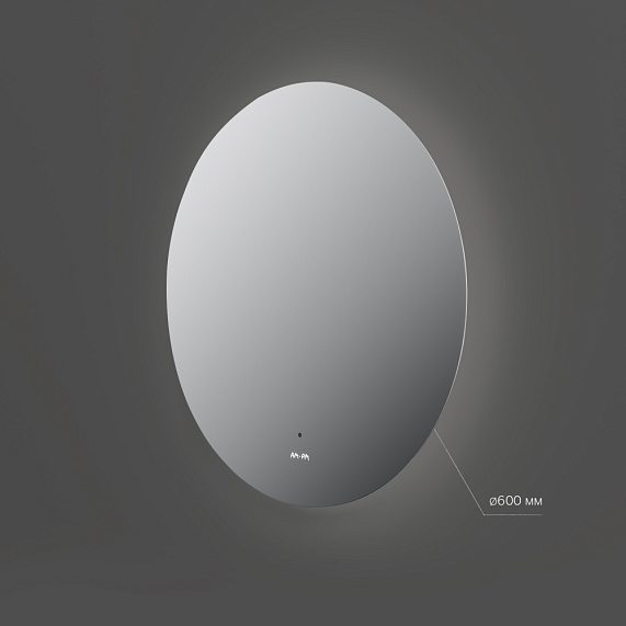 Зеркало с подсветкой в ванную круглое 60 AM.PM X-Joy M85MOX40601S сенсорное-5