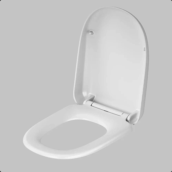 Сиденье (крышка) для унитаза AM.PM Sensation C307851WH с микролифтом, дюропласт, белое-2