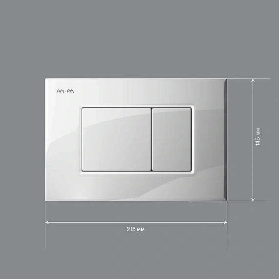 Клавиша смыва для инсталляции AM.PM ProC S I070201 механическая белая глянцевая-4