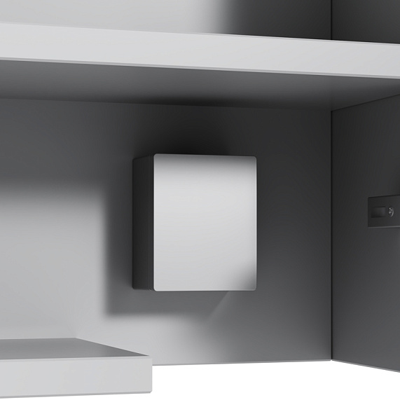 Шкаф с зеркалом 60 AM.PM Spirit 2.0 M70AMCL0601WG белый глянец левый-2