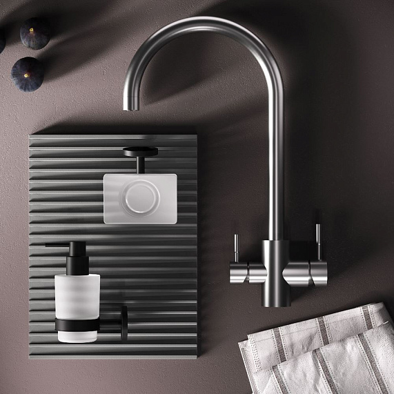 Смеситель для кухни AM.PM X-Joy S F85B07711 высокий, с каналом питьевой воды, сатин-5