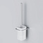 Ершик для унитаза AM.PM Inspire 2.0 A50A33400 со стеклянной настенной подставкой, хром